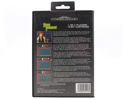Side Pocket - Komplet I Æske - Sega Mega Drive Spil (B Grade) (Genbrug)
